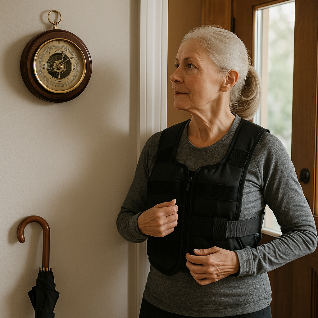 Classic Walnut & Brass  170mm Fischer Barometer