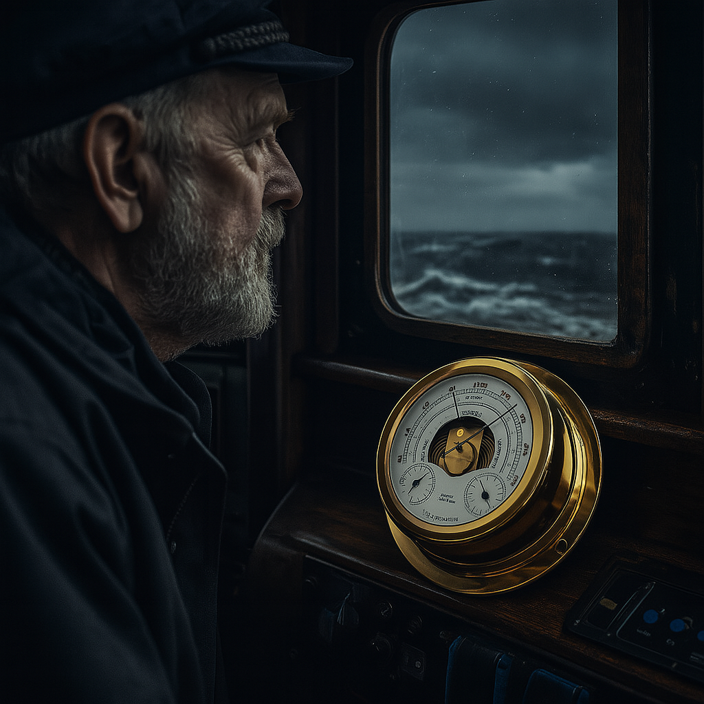 Premium Brass Weatherstation – Barometer, Thermometer & Hygrometer