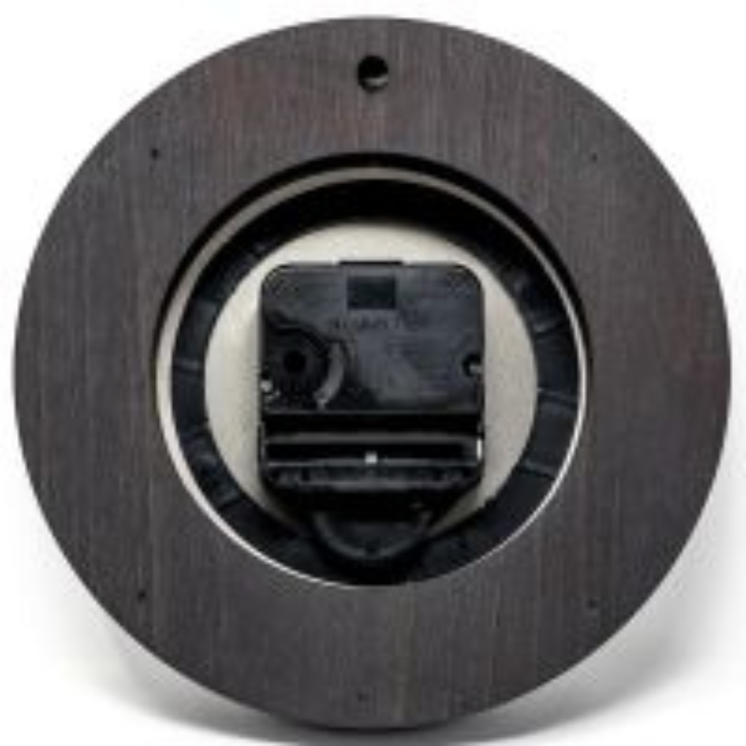 The Black & Chrome Tide Tracker – Precision Tide Clock + Quartz Wall Clock (Fischer Germany)