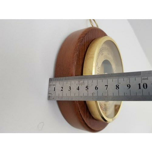 Classic Walnut & Brass  170mm Fischer Barometer