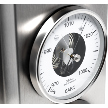 Impressive Indoor & Outdoor Weatherstation- 3 in 1 - Hygrometer + Barometer + Thermometer