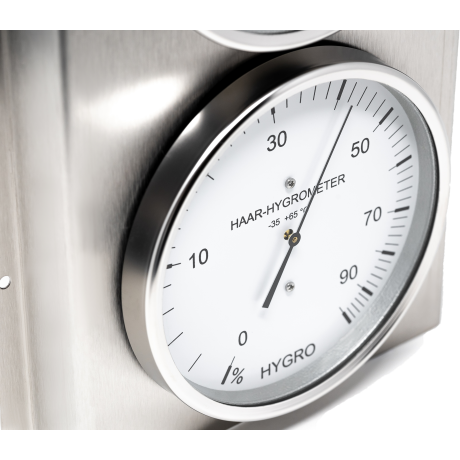 Impressive Indoor & Outdoor Weatherstation- 3 in 1 - Hygrometer + Barometer + Thermometer