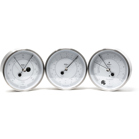 Designer POLAR Instruments- Stainless Steel  - Hygrometer