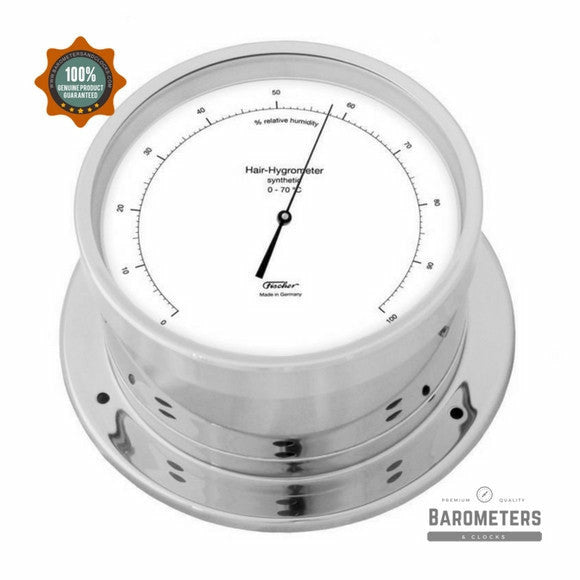 Nautical Chrome Hygrometer Navigator