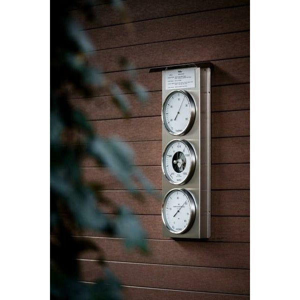 Impressive Indoor & Outdoor Weatherstation- 3 in 1 - Hygrometer + Barometer + Thermometer