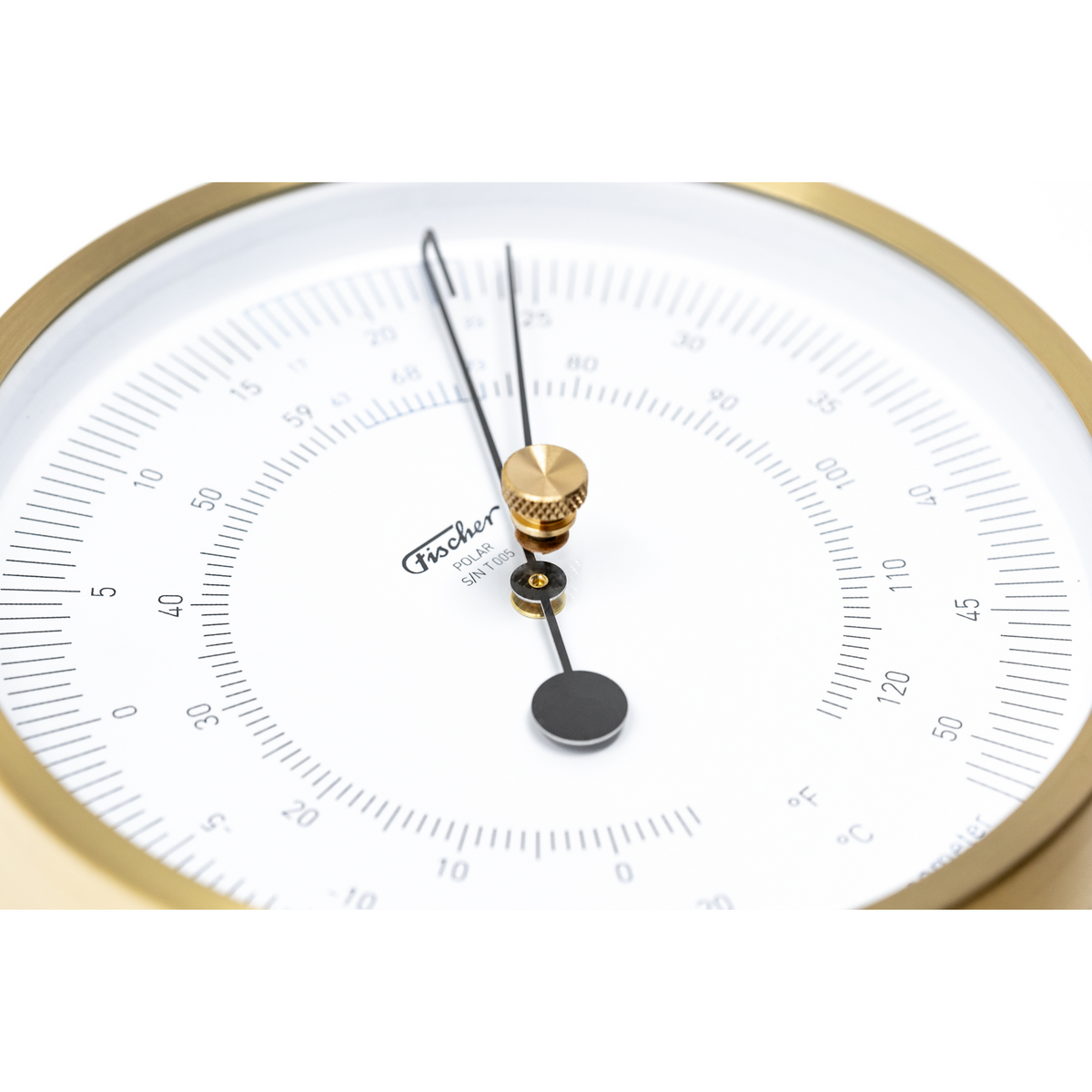 Designer POLAR Instruments - Thermometer Brushed Brass