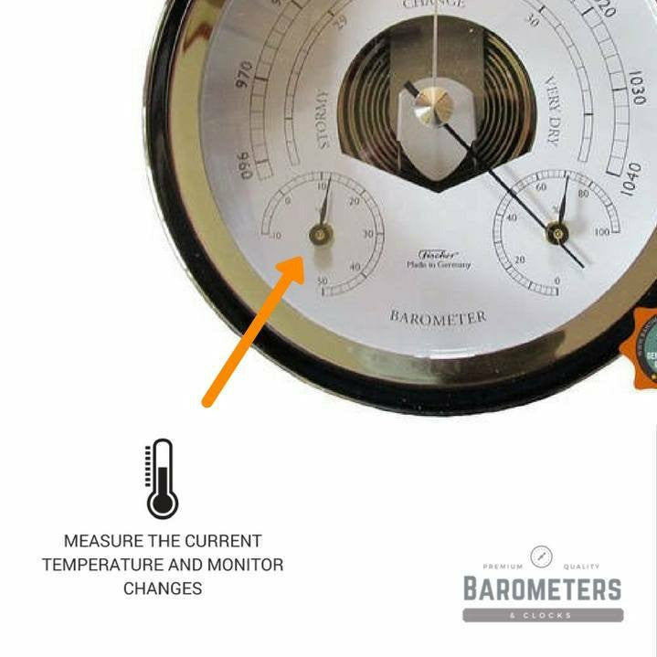 Premium Chrome Weatherstation – Barometer, Thermometer & Hygrometer