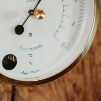 Designer POLAR Instruments - Hygrometer Polished Brass