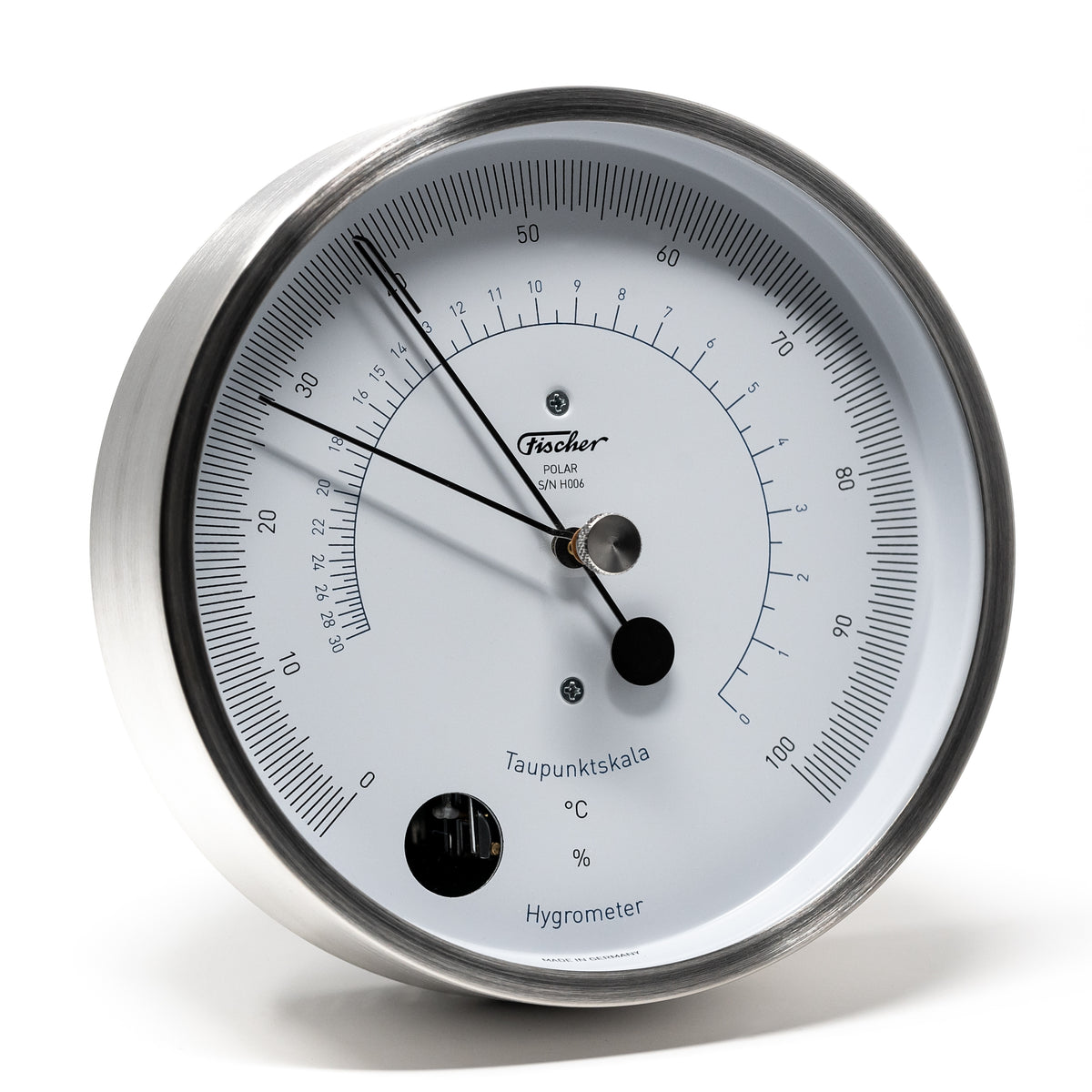 Designer POLAR Instruments- Stainless Steel  - Hygrometer