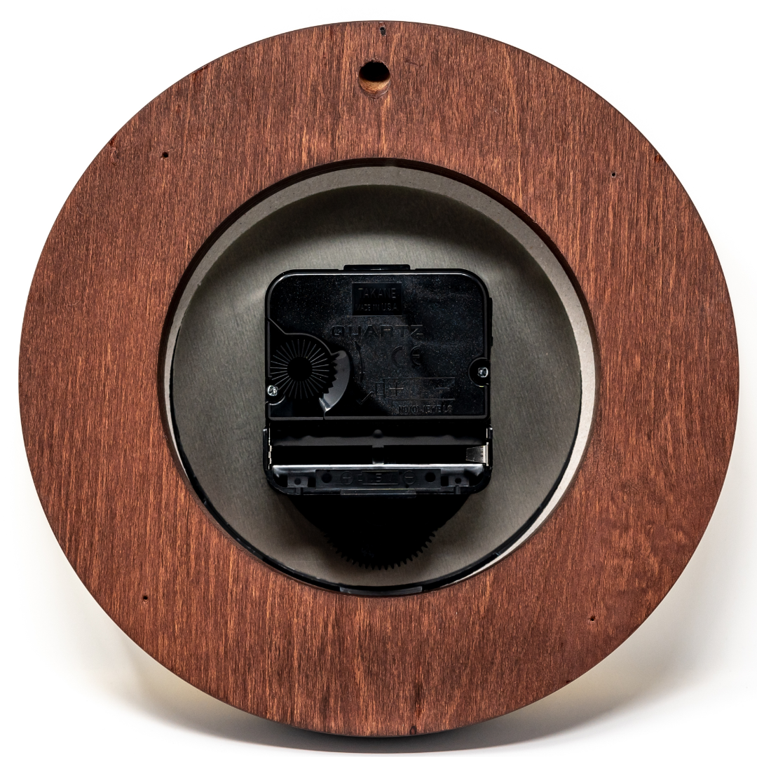 Tide Clock Mahogany &amp; Brass 1434gu-22
