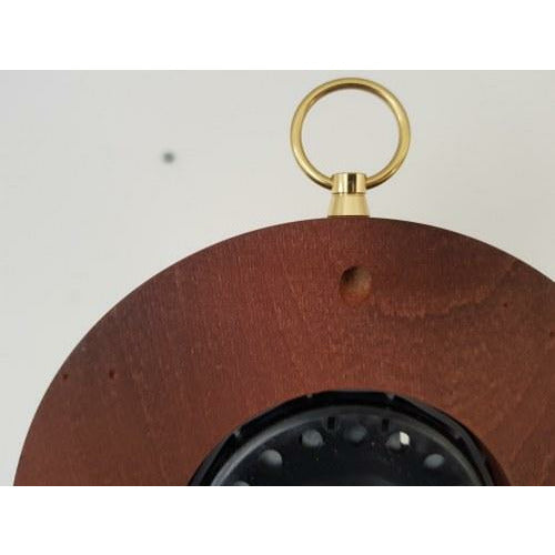 Small wooden wall hung barometer