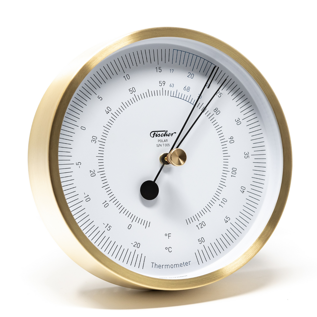 POLAR Instruments - Thermometer Brushed Brass