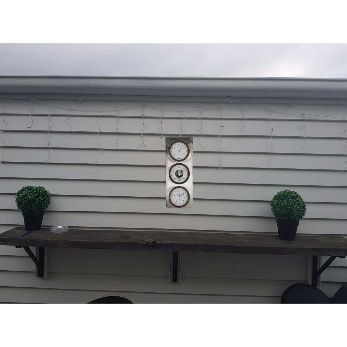 Large Indoor or Outdoor Barometer  Weather Station