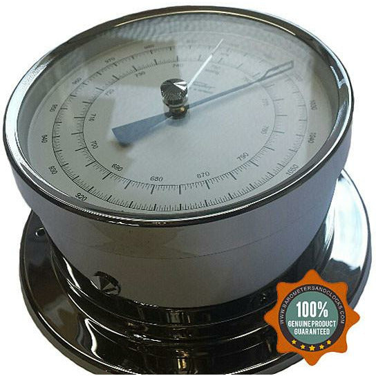 Aneroid Precision chrome Barometer Navigator