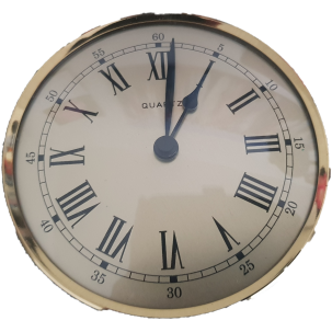 Barometer & Clock Combination